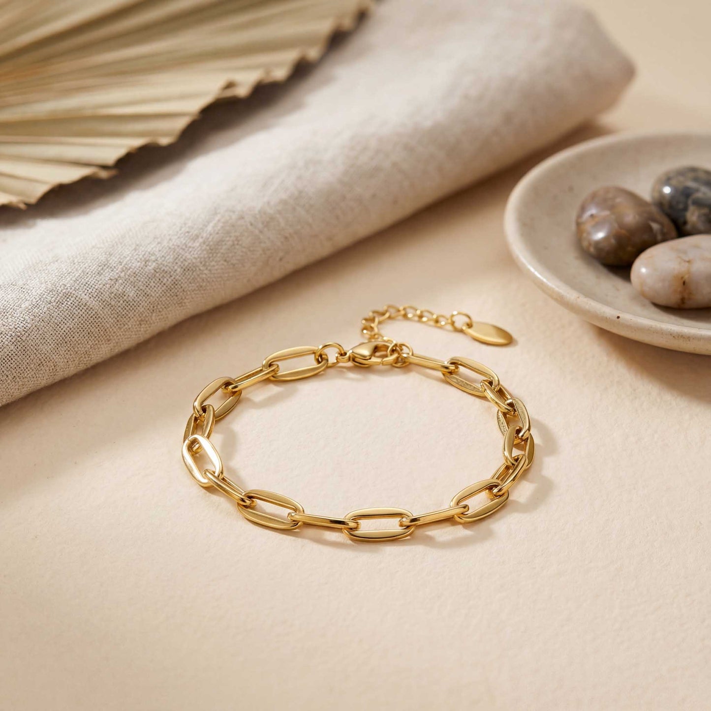 Adjustable Gold Chain Bracelet