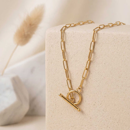 Stylish Gold Chain Necklace