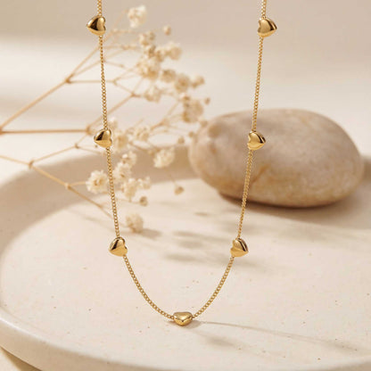 Dainty Gold Heart Necklace
