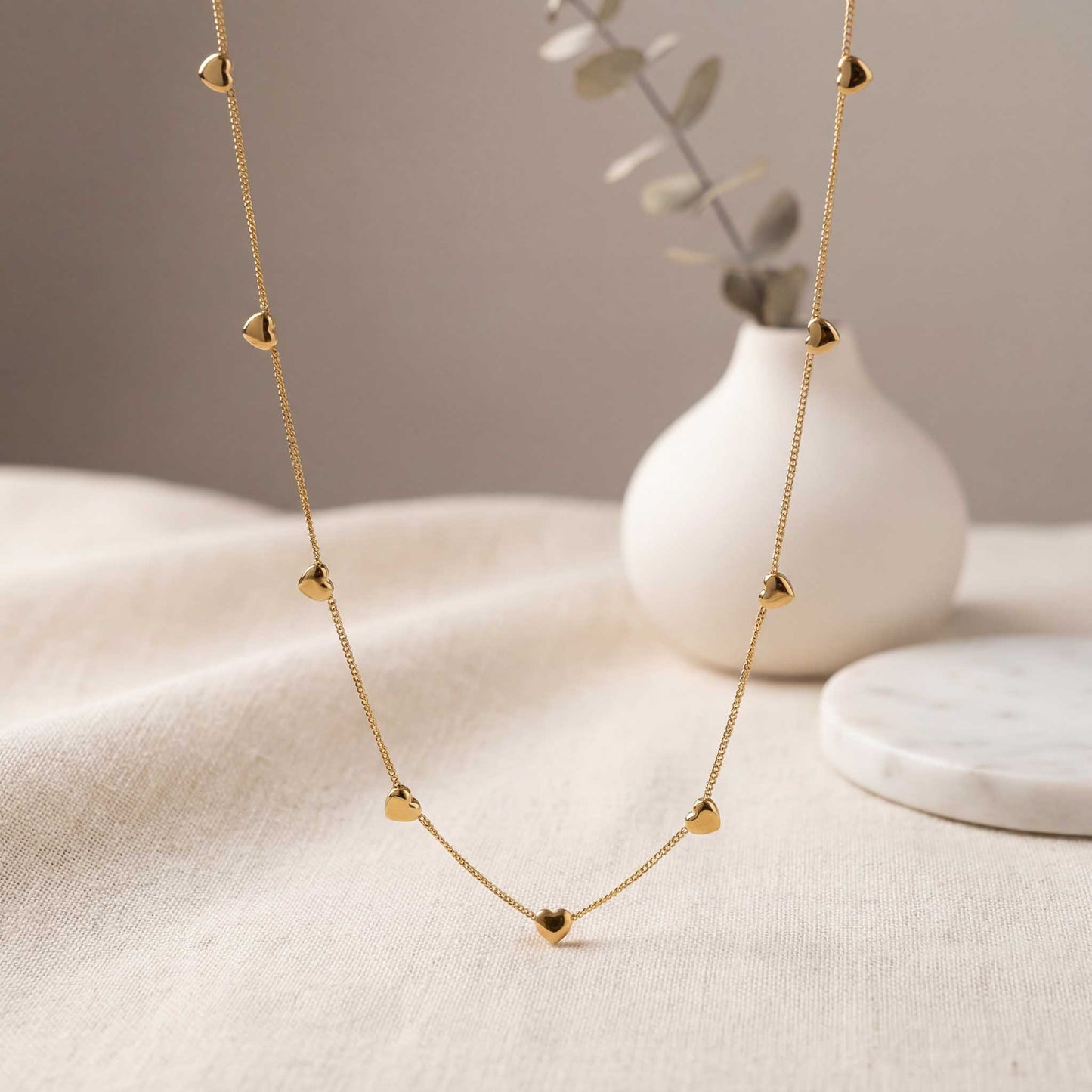 Dainty Gold Heart Necklace