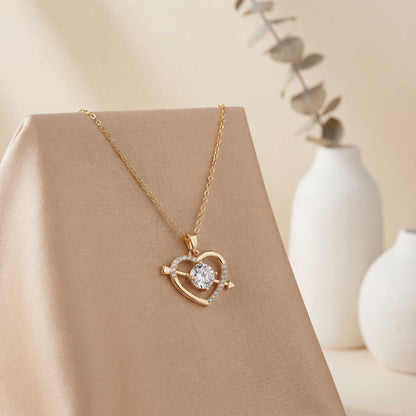 Heart & Arrow Pendant Necklace