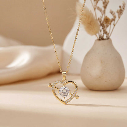 Heart & Arrow Pendant Necklace