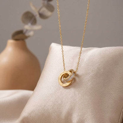 Roman Numeral Pendant Necklace