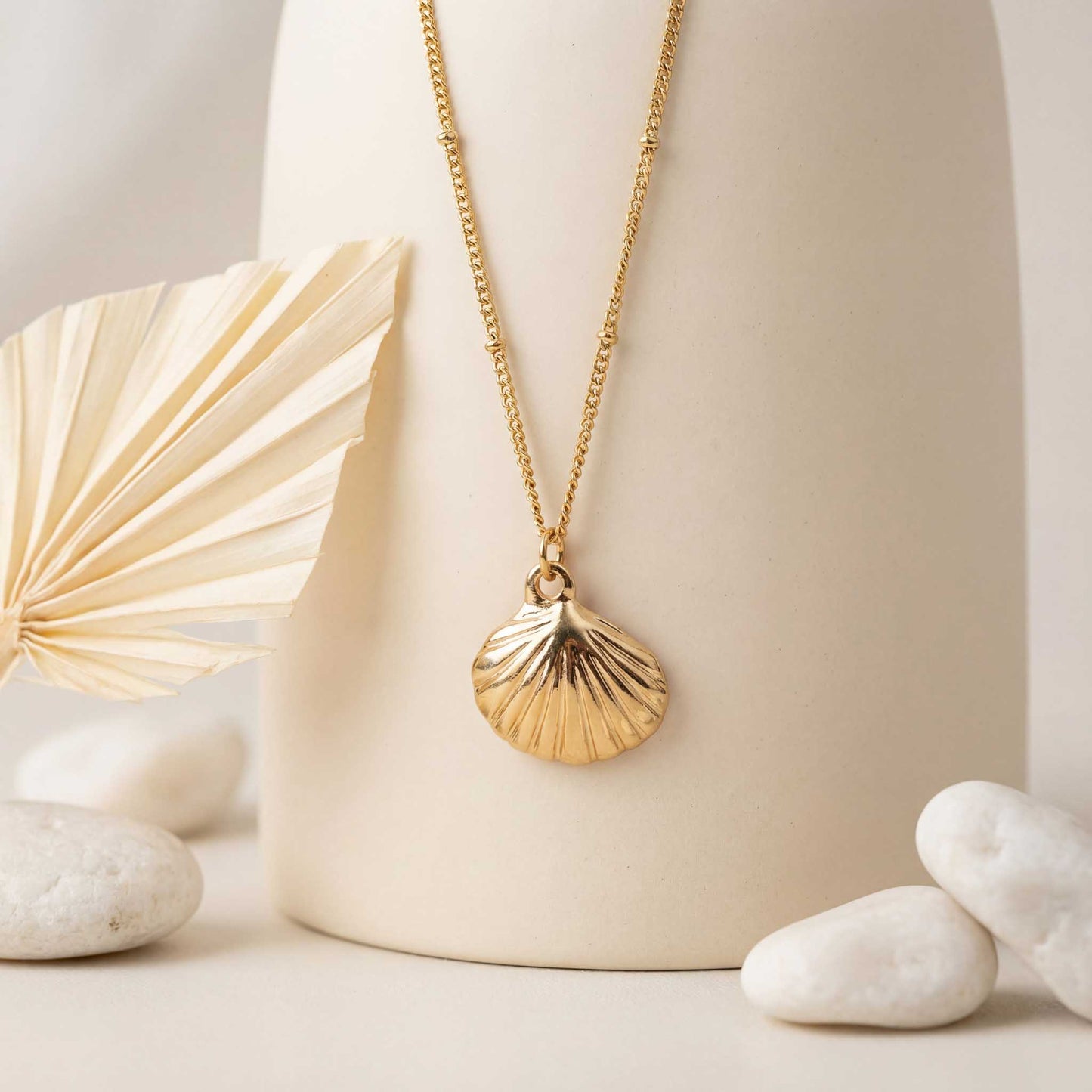 Elegant Sea Shell Pendant Necklace