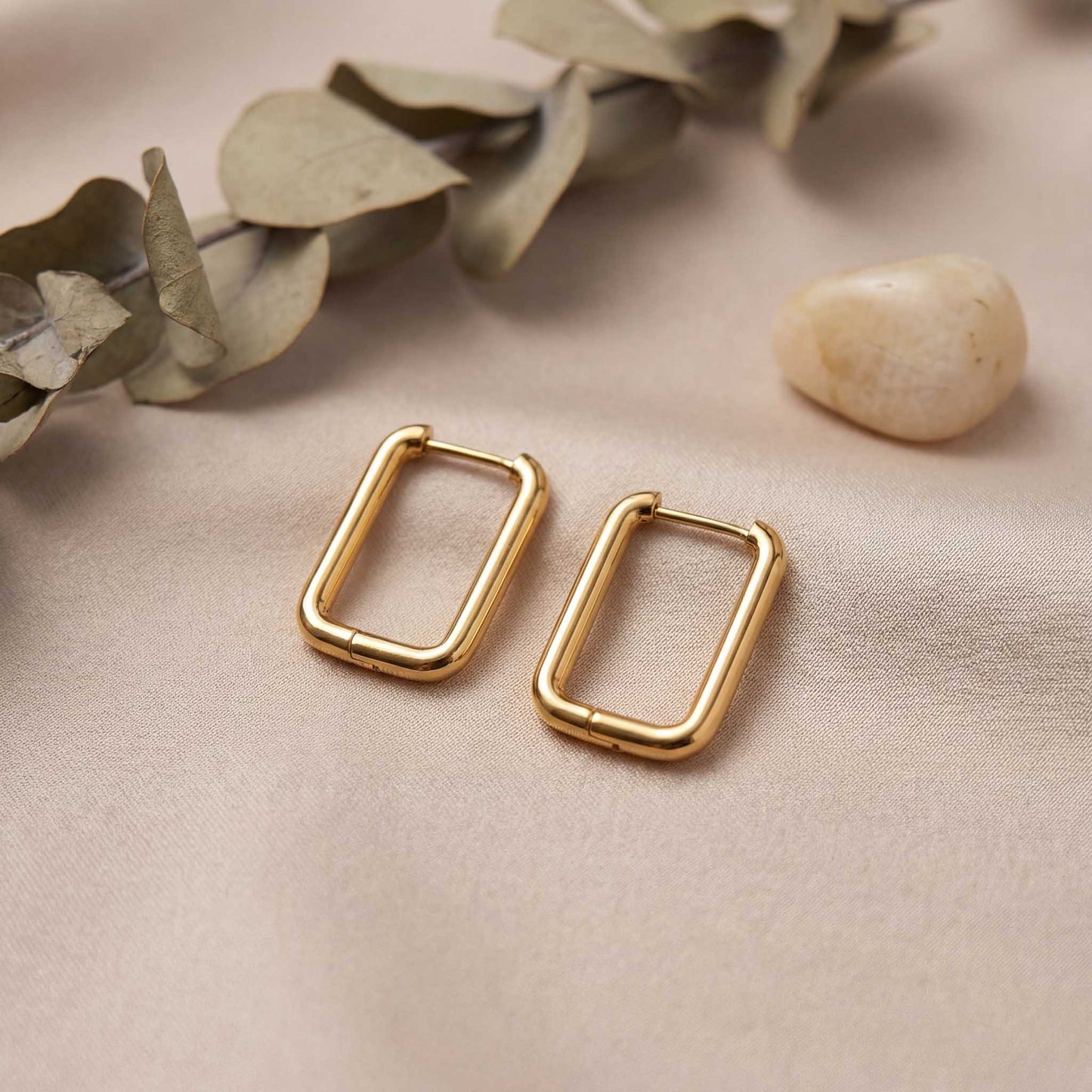 Geometric Square Earrings