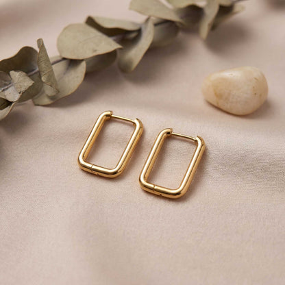 Geometric Square Earrings