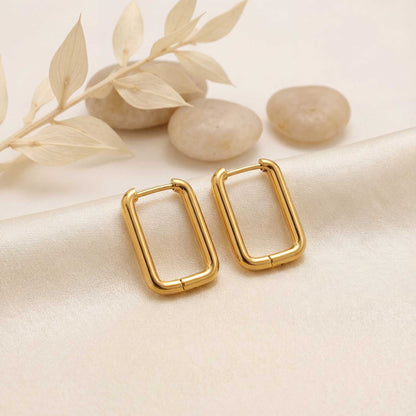Geometric Square Earrings