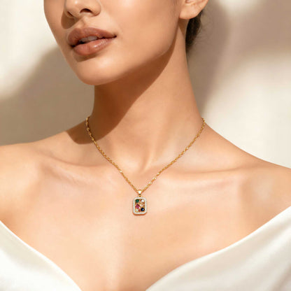 Elegant Multi-Stone Necklace