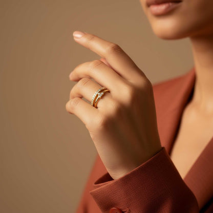 Heart Minimalist Statement Ring