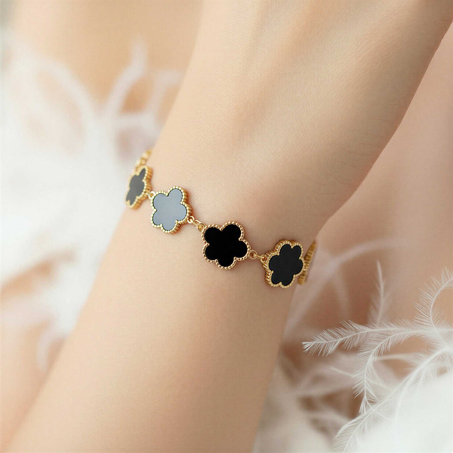 Meadow Flower Charm Bracelet