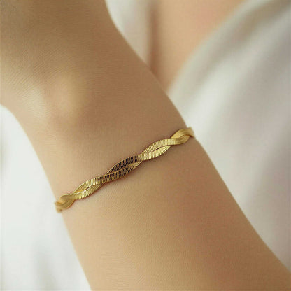 Classic Herringbone Bracelet