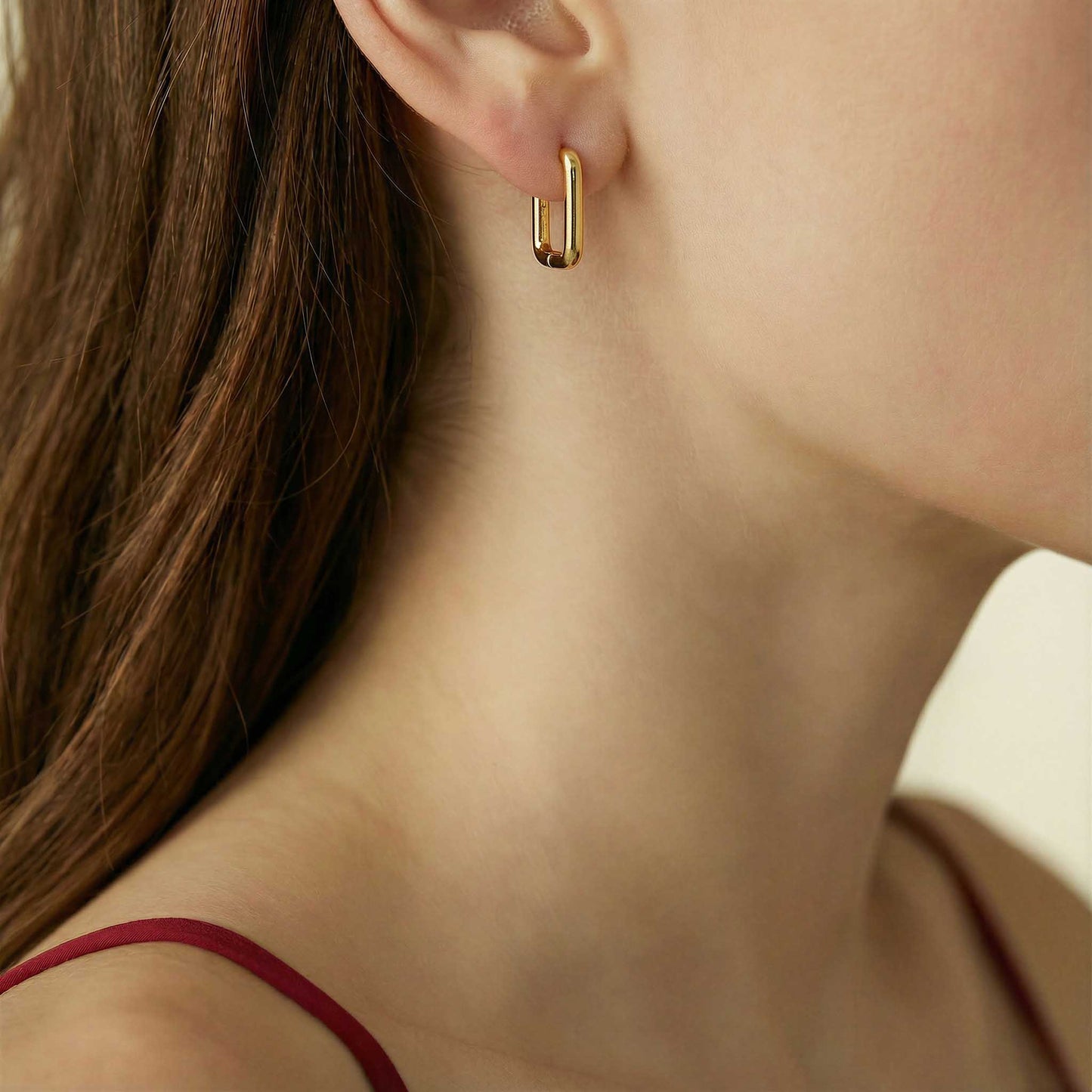 Geometric Square Earrings