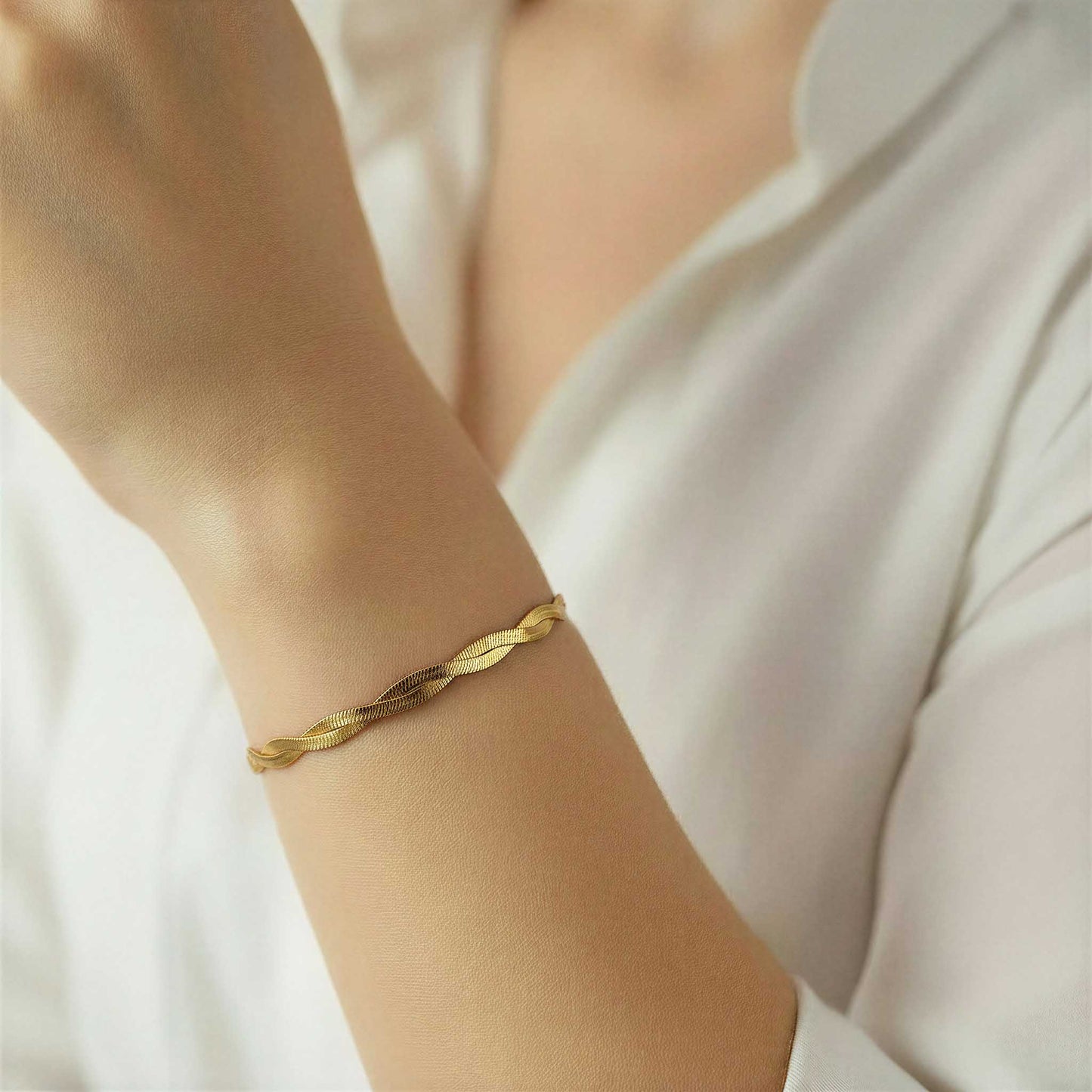 Classic Herringbone Bracelet