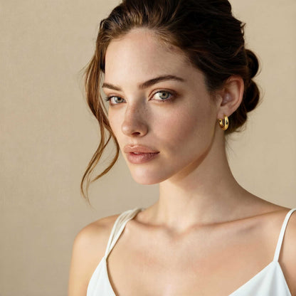 Classic Round Hoop Earrings