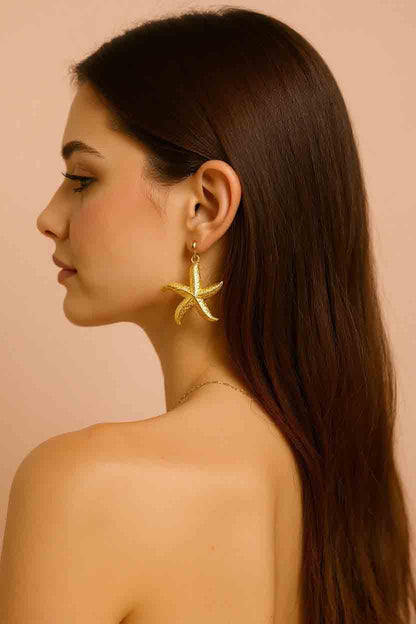 Starfish Charm Earrings