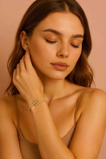 Open-Style Tennis Bracelet