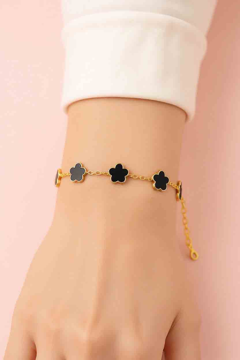 Meadow Flower Charm Bracelet